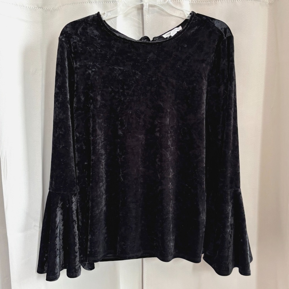 Beach Lunch Lounge Top Velvet Whimsigoth Oversized S‎ Flare Sleeve Witchy 17964